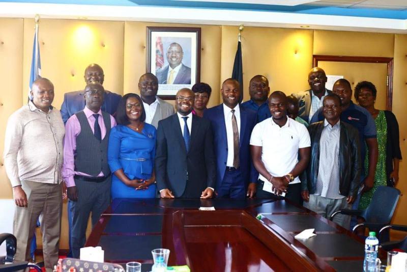 File image of PS Raymond Omollo with Kisumu MCAs